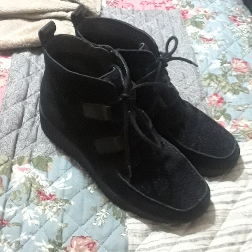 Aerosoles wedge faux fur bootie